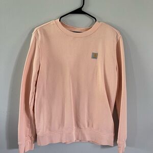 Woman’s Pink Carhartt Crewneck Sweater